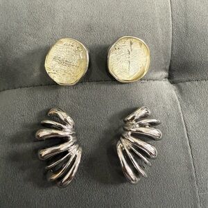 Silver Zara Earrings Set of 2 pairs